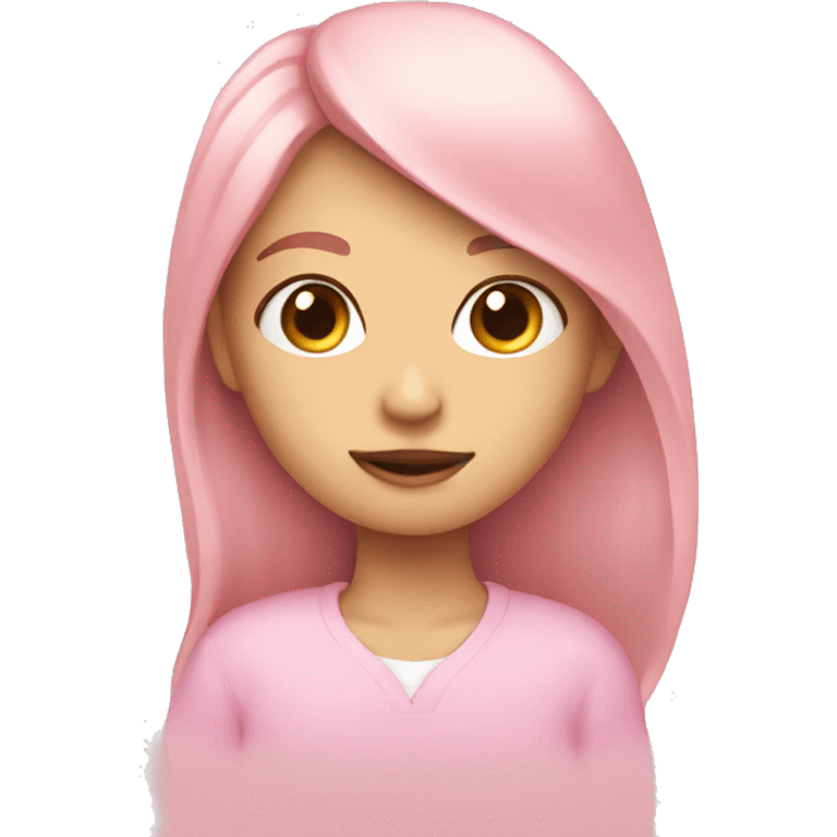 pastel pink journal emoji