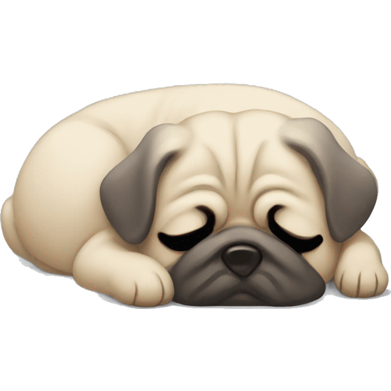 Mops sleep emoji