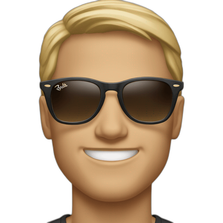 21 летний парень с длинной стрижкой до плечей и в очках rayban emoji