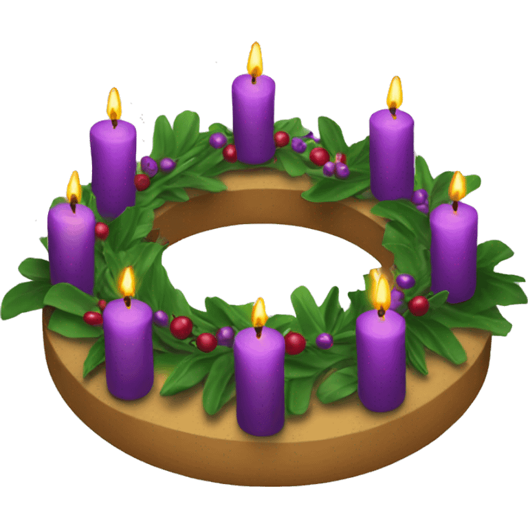 Advent wreath  emoji