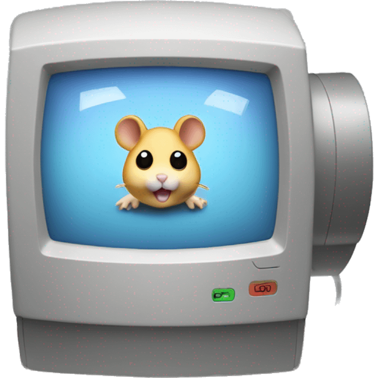 desktop pc powered by hamster on wheel emoji