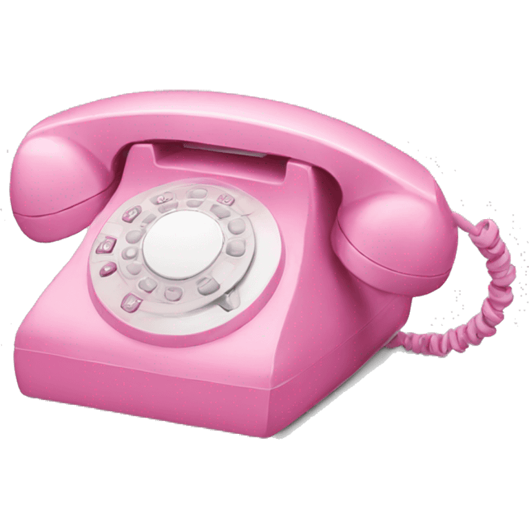 pink phone  emoji