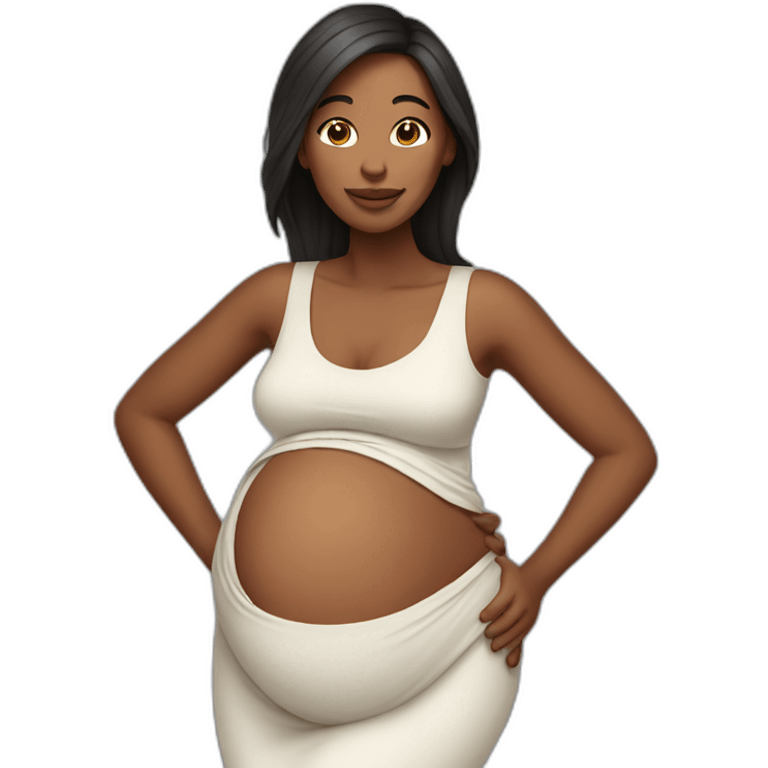 pregnant woman emoji