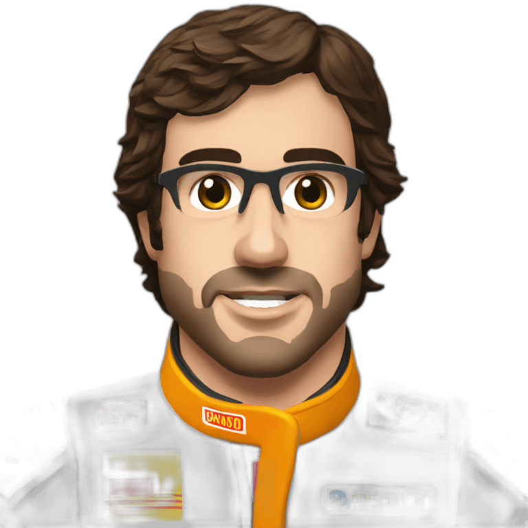 Fernando alonso piloto emoji