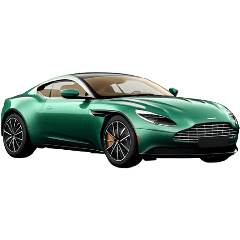 Aston Martin DB11 - Aston Martin (Model Year: 2022) (Iconic colour: Green) emoji