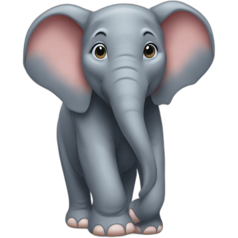 Éléphant sue une souris emoji