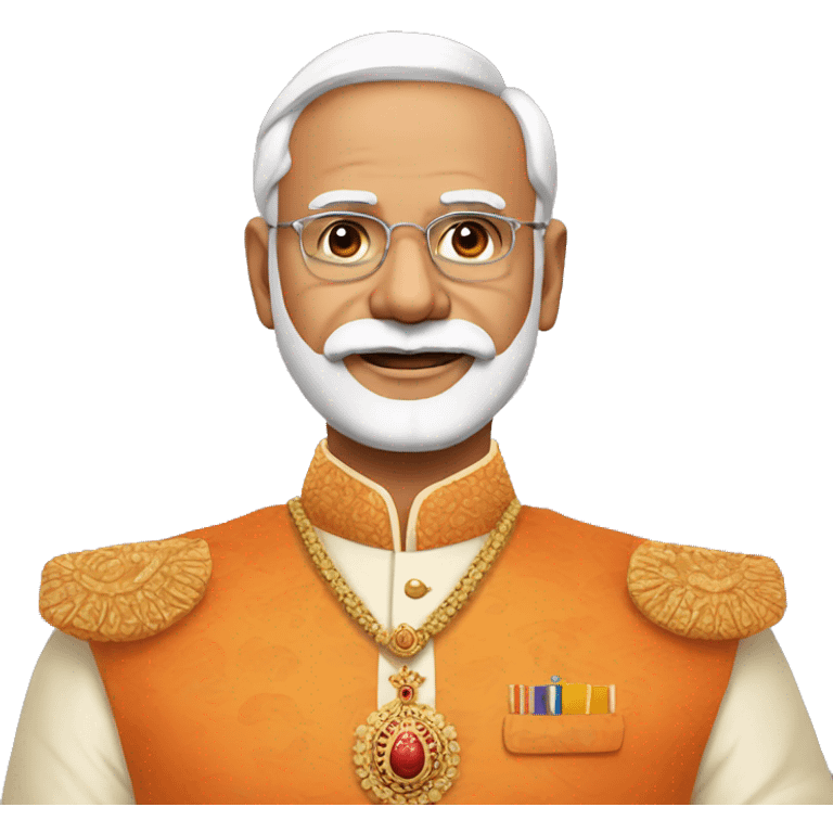 modi like a king emoji