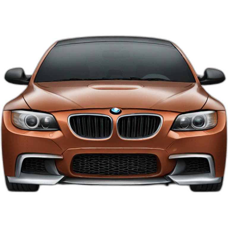 Bmw with big grill emoji