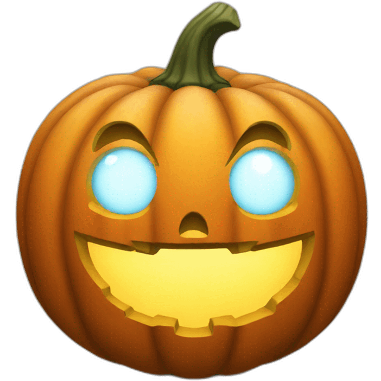 halloween pumpkin that feels lovely emoji