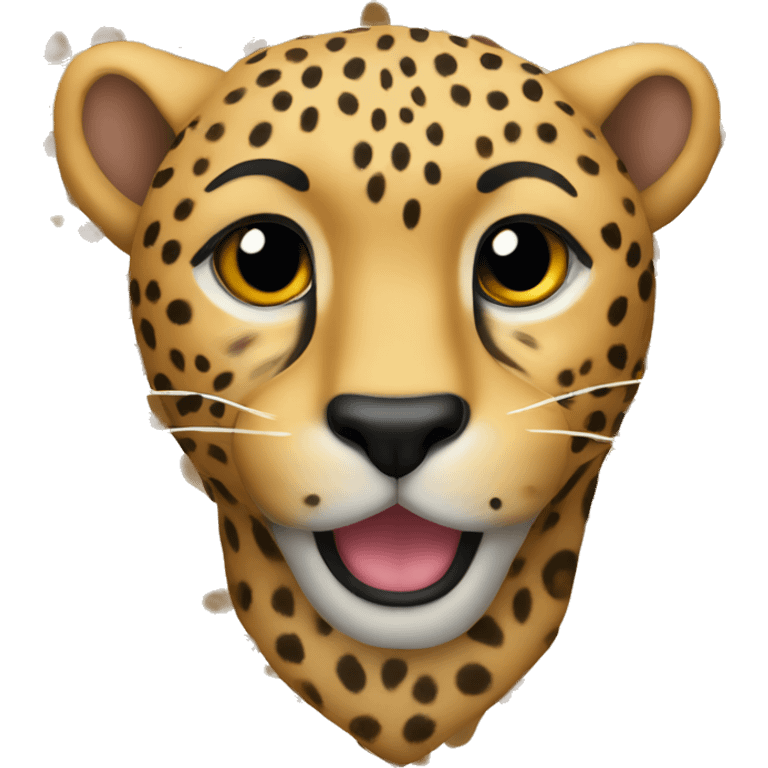 Cheetah heart  emoji