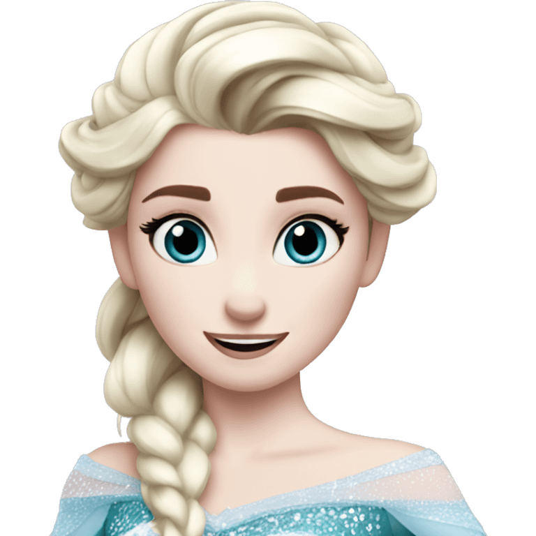 elsa and anna emoji