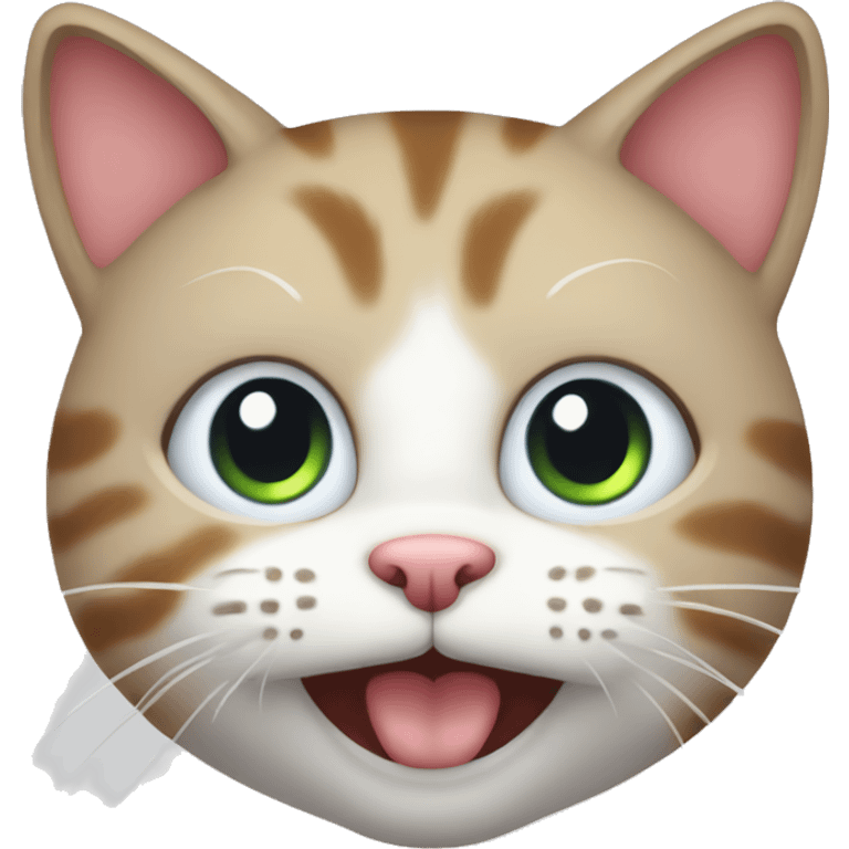 cute cat 2D emoji