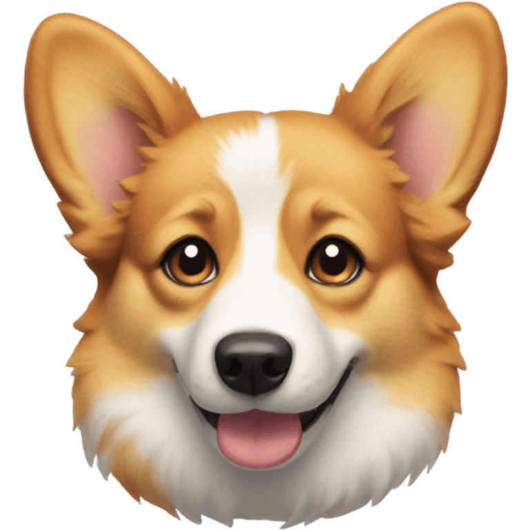 Fluffy corgi emoji