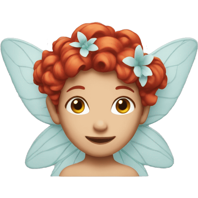 fairy with red hair emoji