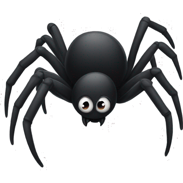 Black Spider  emoji