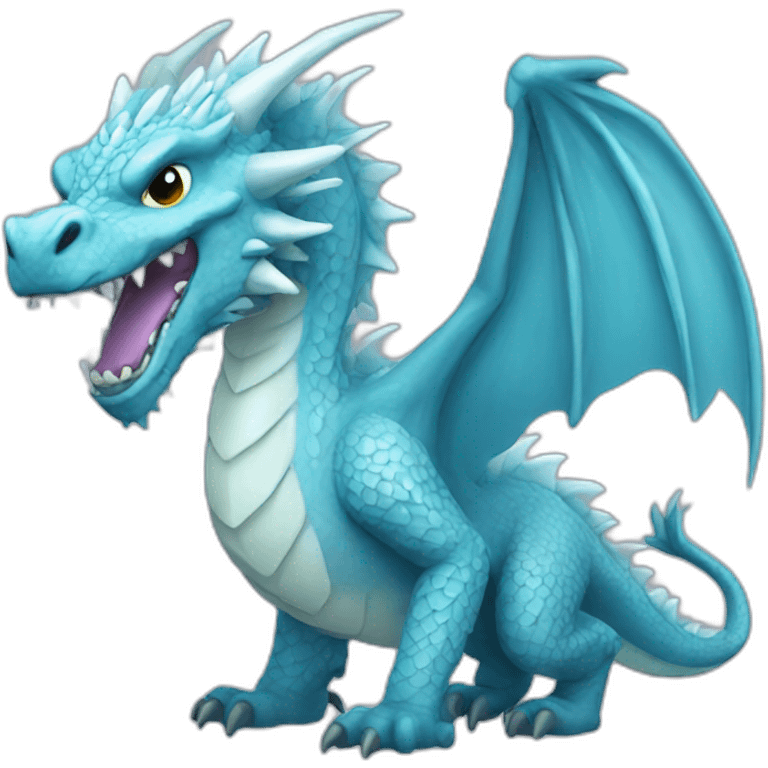 Ice dragon emoji