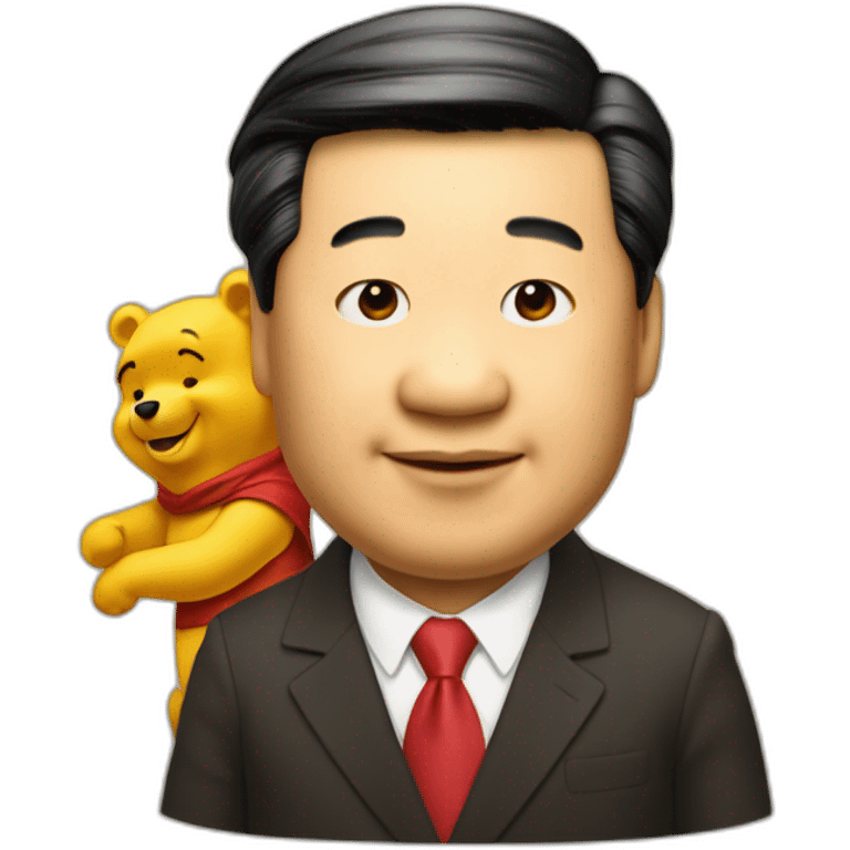 Xi jinping as Winnie the pooh emoji