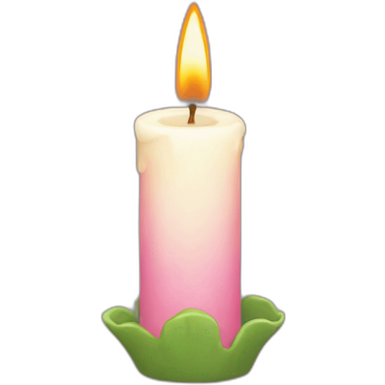 Aesthetic candle emoji