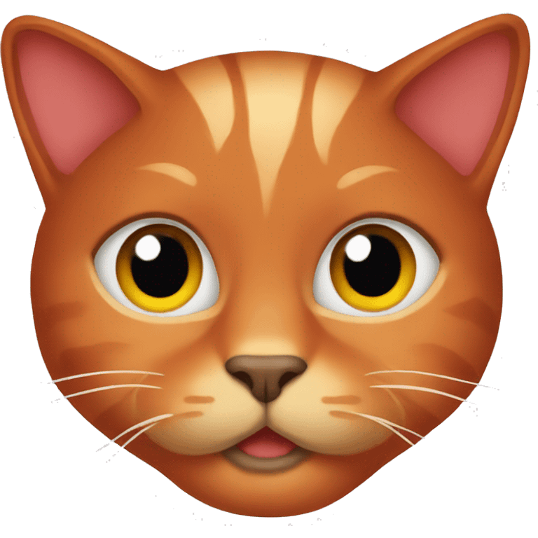 red cat emoji