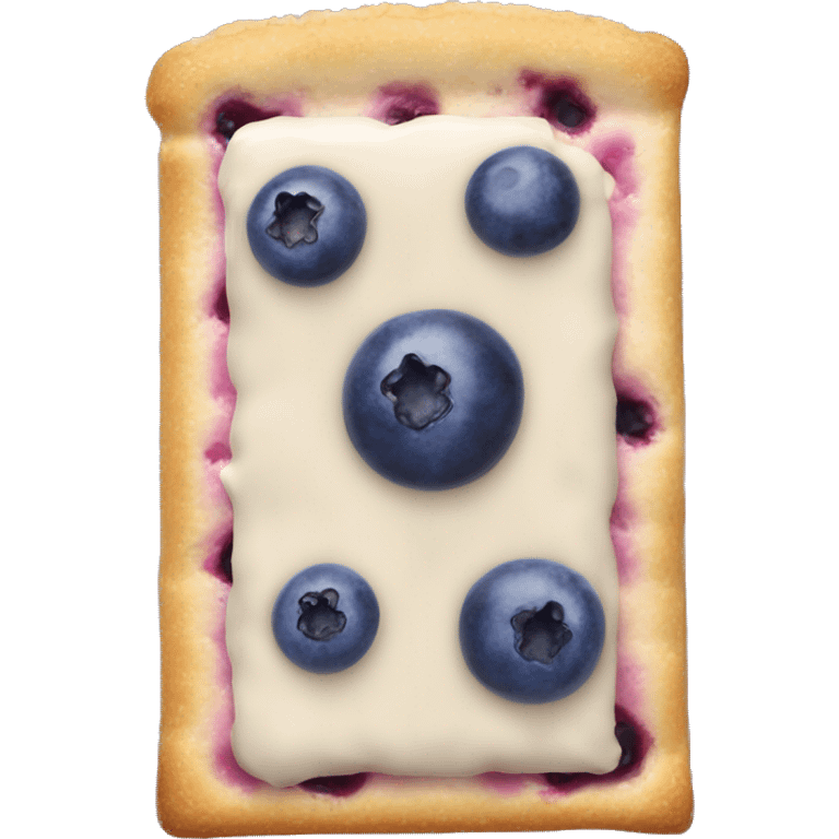 Blueberry pop tart emoji