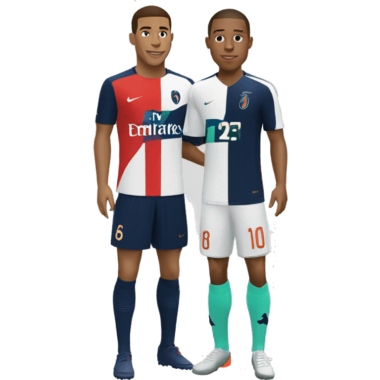 Mbappe with Rolando emoji