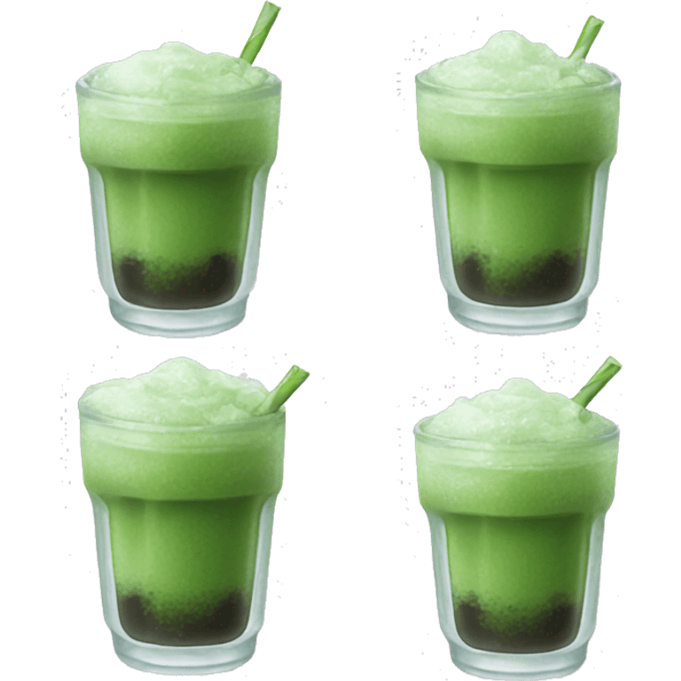 Iced matcha  emoji