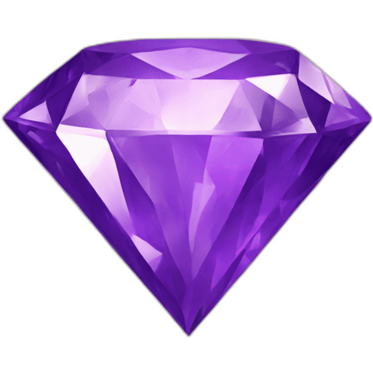 purple diamond emoji