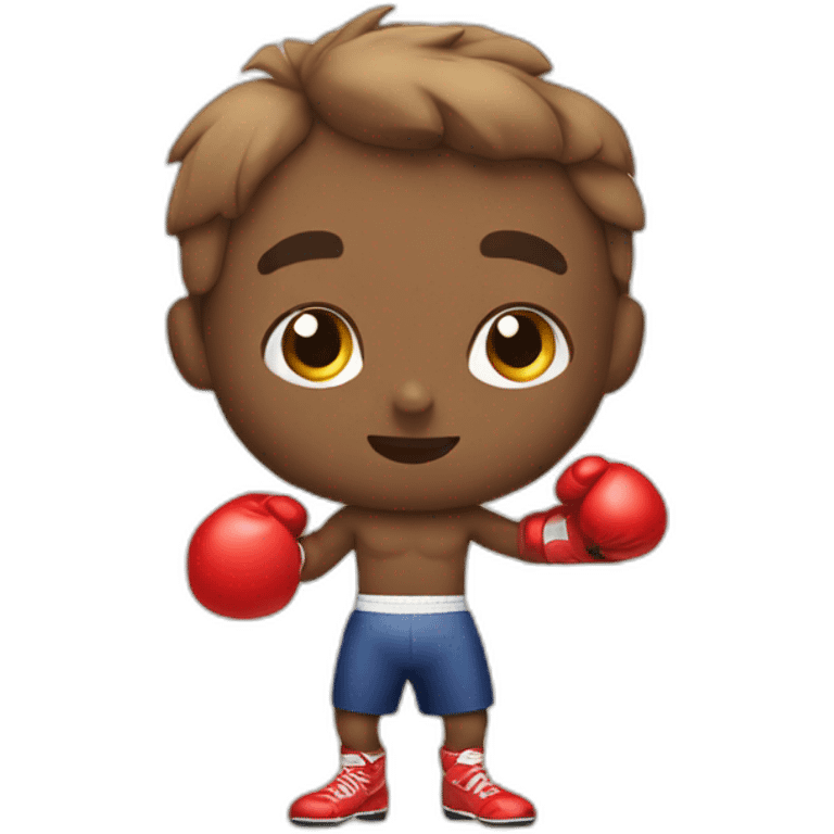 Boxing weaner emoji