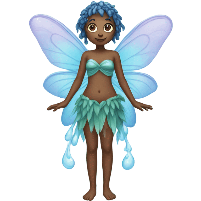 full body water fairy emoji