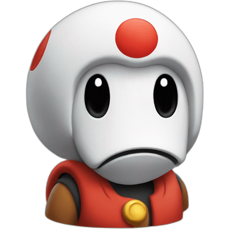 Shy Guy from Super Mario emoji