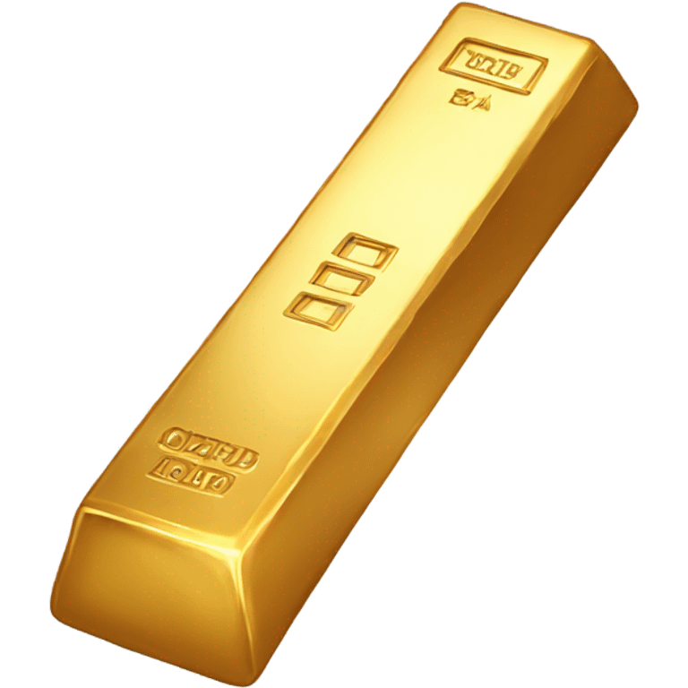 Gold bar emoji