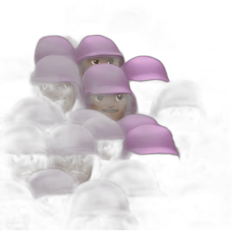 Mauve army  emoji