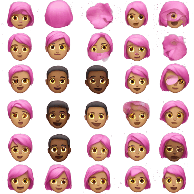 Pink world  emoji