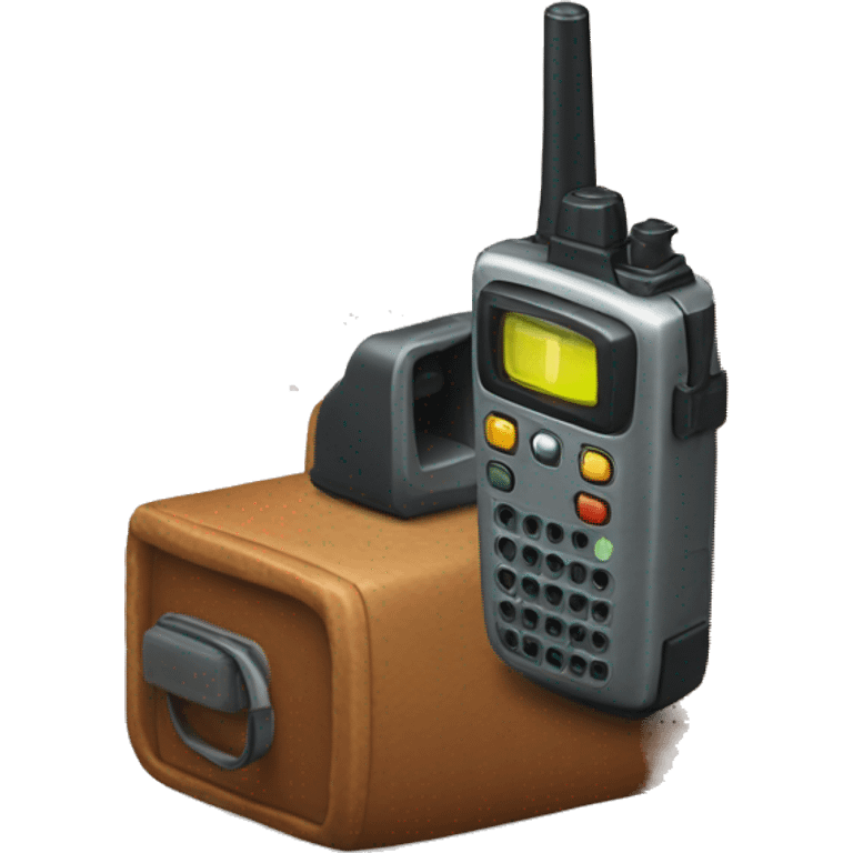 80's Walkie talkie emoji