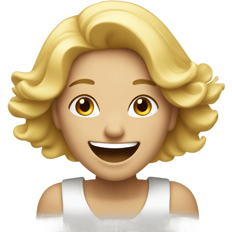 blondie woman celebrating emoji