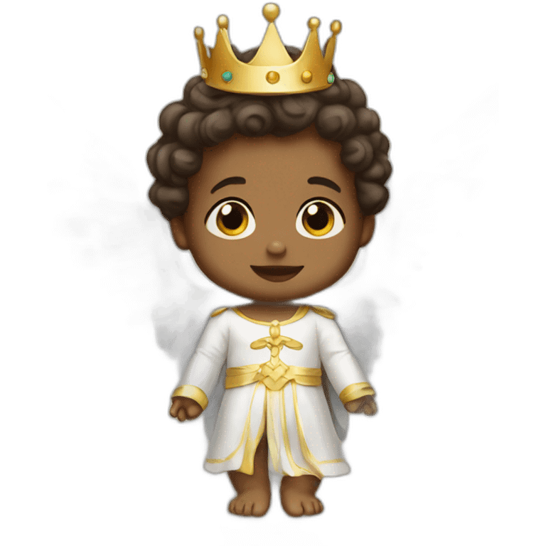 Baby king angel emoji