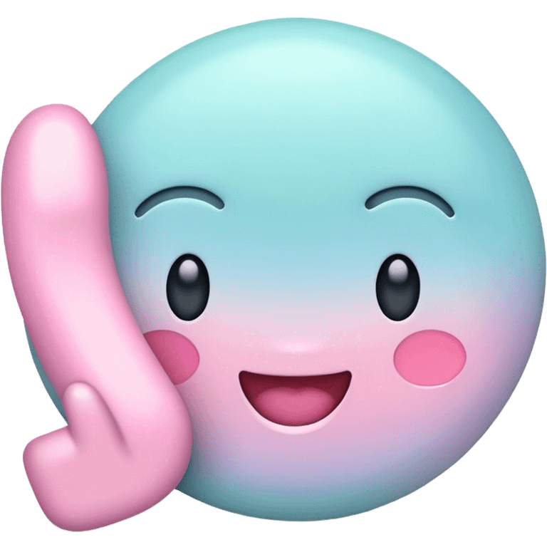 pastel sign say "hello" emoji