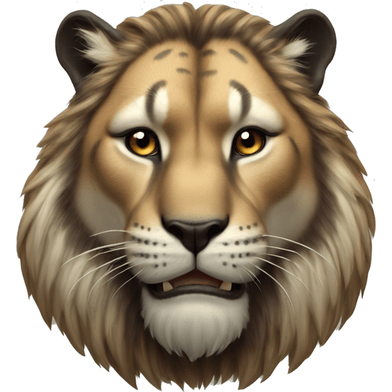 Hyper realistic smilodon  emoji