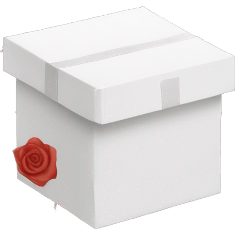 latona roses in a hat  paper white box  emoji