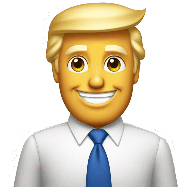 Donald Trump winks and gives a thumbs up emoji