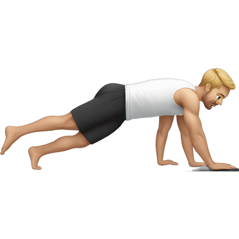 person doing the planche move emoji