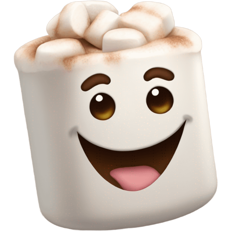 Cocoa marshmallow  emoji