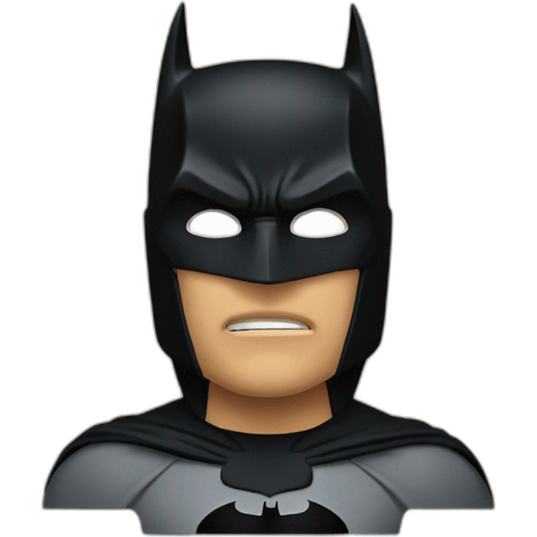 batman without mask emoji