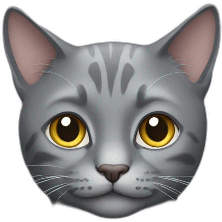 gray cat emoji