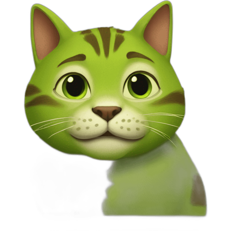 Shrek cat emoji