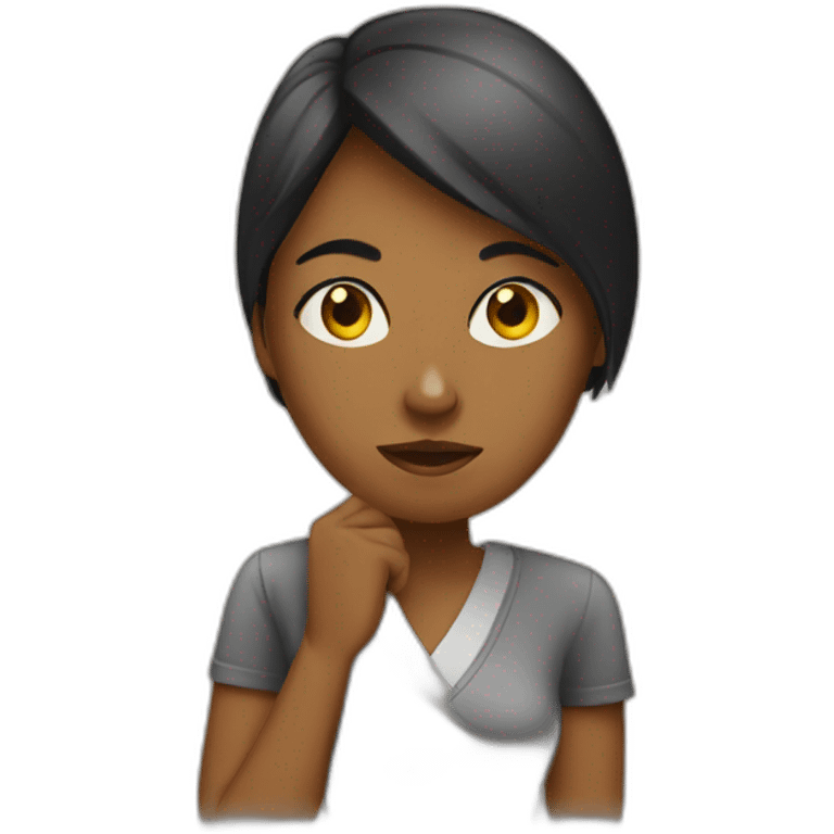 Unemployed women emoji