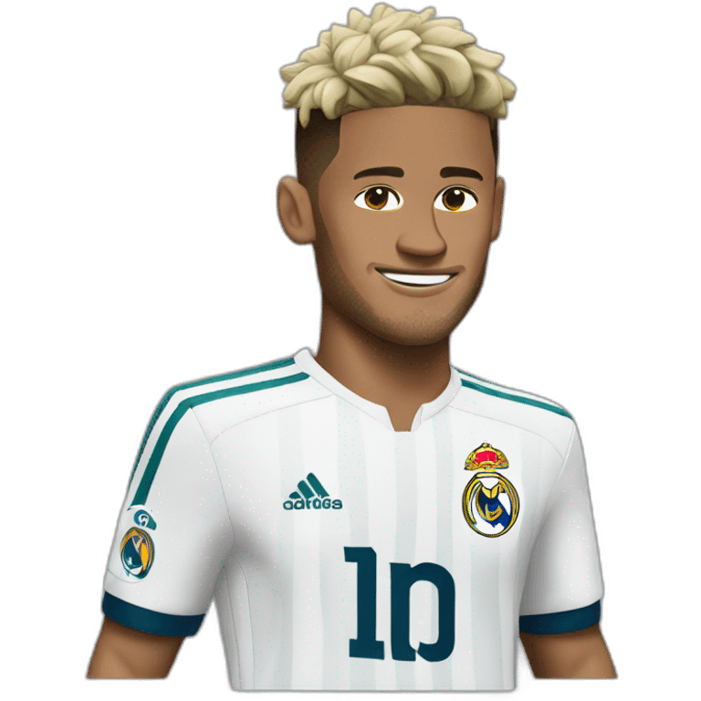 Neymar in realmadrid outfit emoji