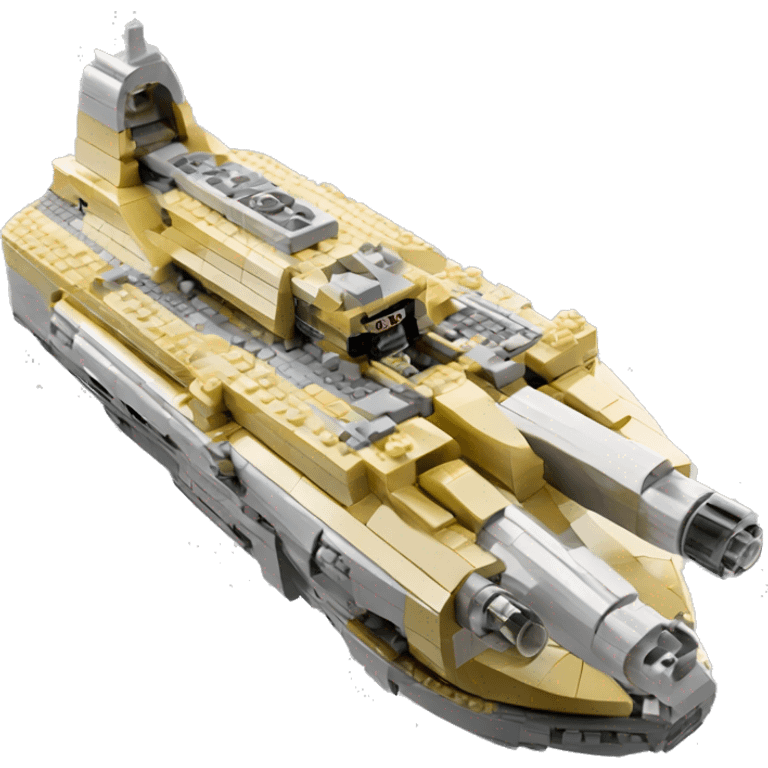 Lego Naboo Royal cruiser Starship  emoji