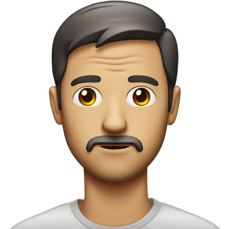 guy making a side eye face but also under a mask emoji