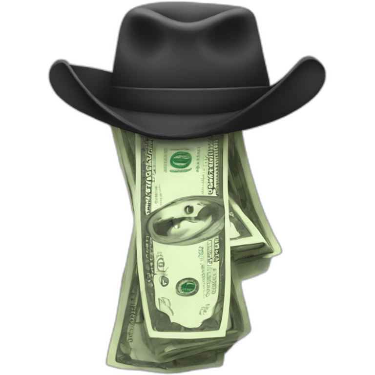 money with a hat emoji